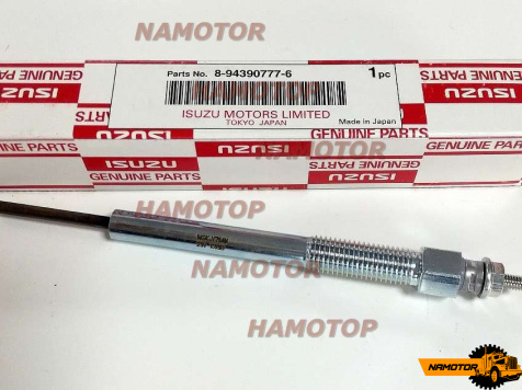 Свеча накаливания ISUZU 6HK1. 4HK1. 4HJ1. 4HL1 8-94390-777-6, PI-173, I-30, Y-784M. 23V Japan Original